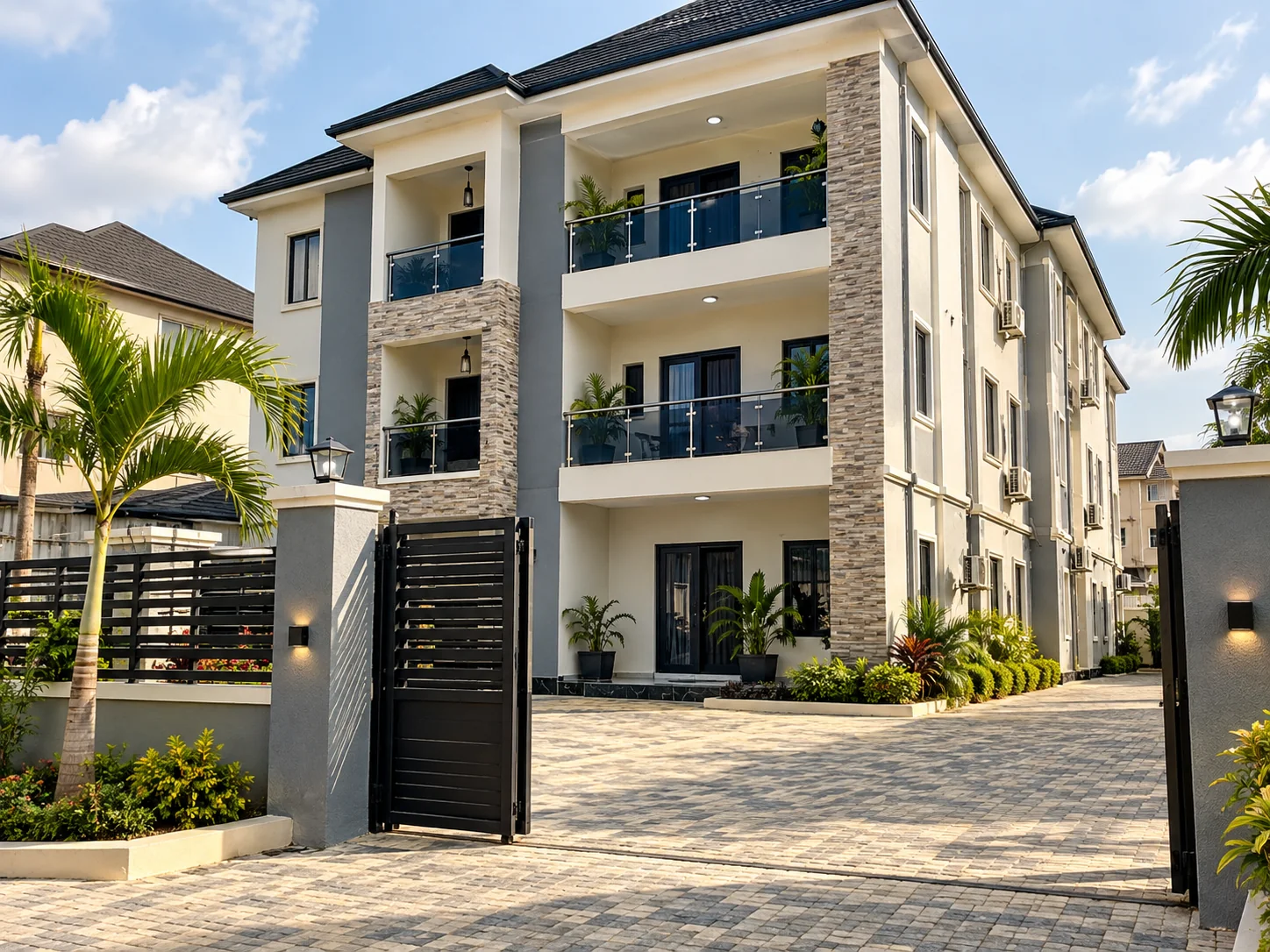 Short-let property exterior